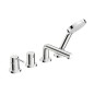 Hansa Vantis Style - Mitigeur au bord de baignoire, installation à 4 trous, chrome 54719007