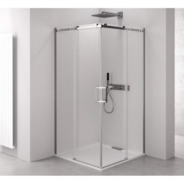 THRON SQUARE écran rectangulaire 1000x900mm, rouleaux carrés, entrée de coin