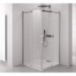 THRON SQUARE écran rectangulaire 1100x800mm, rouleaux carrés, entrée d'angle