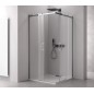 Paravent carré THRON SQUARE 1200x1200mm, rouleaux carrés, entrée d'angle