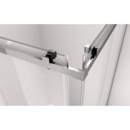 THRON SQUARE écran carré 1200x1100mm, rouleaux carrés, entrée d'angle