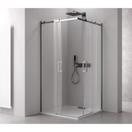Paravent carré THRON SQUARE 1200x900mm, rouleaux carrés, entrée d'angle