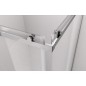 THRON ROUND Corner Entry Rectangular Shower Screen 1000x800mm, Round Rollers THRON ROUND Corner Entry Rectangular Shower Screen 1000x800mm, Round Rollers