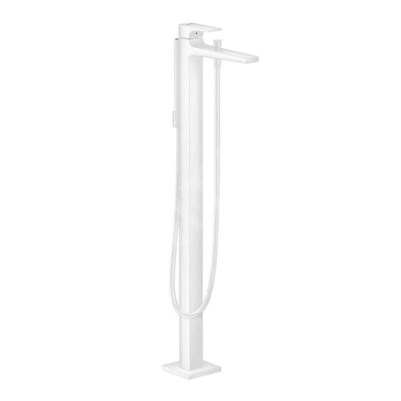 Hansgrohe Metropol - Mitigeur de baignoire, montage au sol, blanc mat 32532700