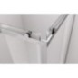Paroi de douche carrée THRON SQUARE 1200x1100mm, roulettes rondes Paroi de douche carrée THRON SQUARE 1200x1100mm, roulettes rondes