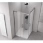 Paroi de douche carrée THRON SQUARE 1200x1100mm, roulettes rondes Paroi de douche carrée THRON SQUARE 1200x1100mm, roulettes rondes