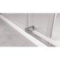 Paroi de douche carrée THRON SQUARE 1200x1100mm, roulettes rondes Paroi de douche carrée THRON SQUARE 1200x1100mm, roulettes rondes