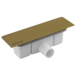 Bonde de receveur de douche KAZUKO, DN40, couvercle or mat