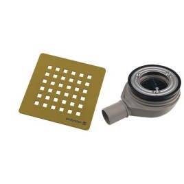 FLEXIA Déchet de plateau de douche Ø 90mm, DN40, tapis d'or