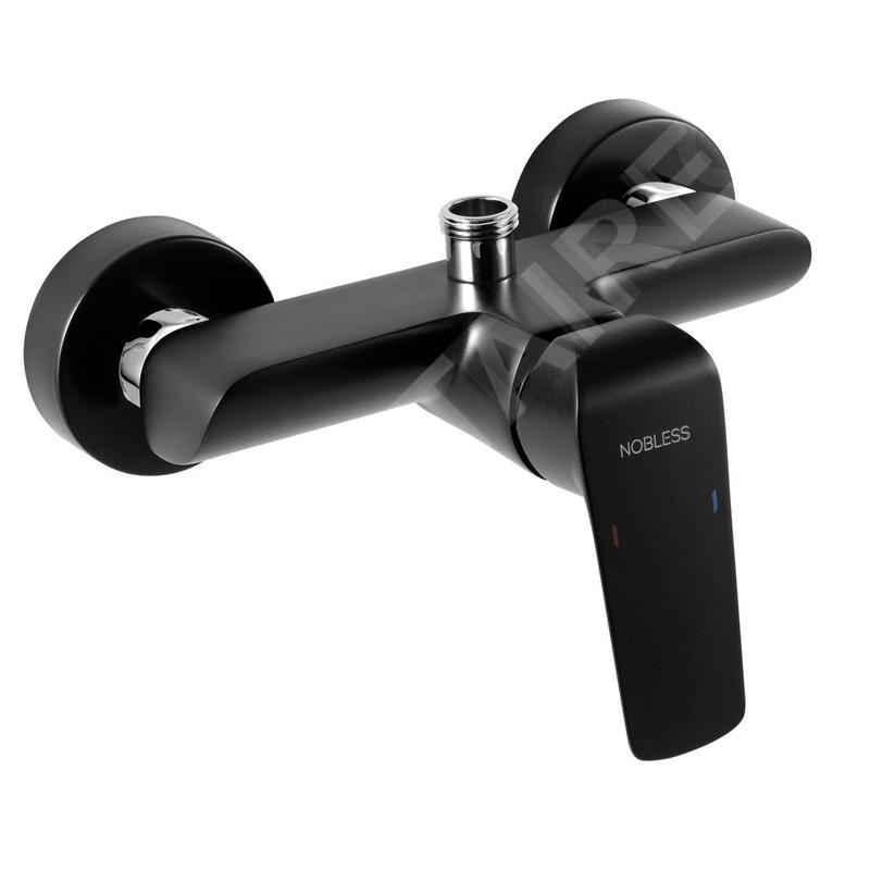 Novaservis Nobless Tina - Robinetterie de douche 150 mm, noir 38062/1,5 Novaservis Nobless Tina - Robinetterie de douche 150 mm, noir 38062/1,5