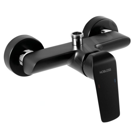 Novaservis Nobless Tina - Robinetterie de douche 150 mm, noir 38062/1,5