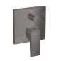 Hansgrohe Metropol - Mitigeur de baignoire encastré avec clapet anti-retour, noir chromé brossé 32546340