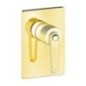 Mitigeur de douche encastré monocommande BEBÉ, 1 sortie, doré