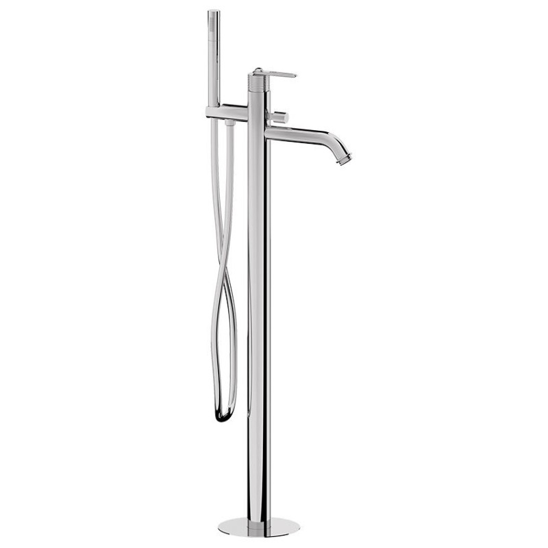 BEBÉ Freestanding Bath Mixer Tap (connexion de sol), chrome