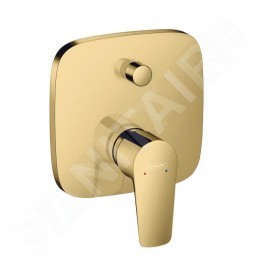 Hansgrohe Talis E - Mitigeur de baignoire encastré avec clapet anti-retour, aspect doré poli 71474990