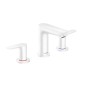 Hansgrohe Talis E - Mitigeur de lavabo avec vidage, installation à 3 trous, blanc mat 71733700