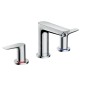 Hansgrohe Talis E - Mitigeur de lavabo avec vidage, installation à 3 trous, chrome 71733000