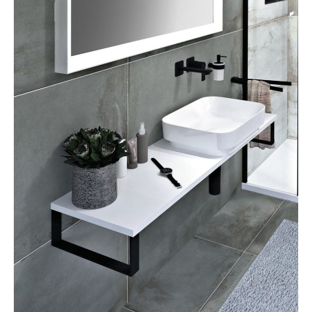 PLATO Planche rocheuse 1100x24x360mm, blanc mat