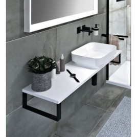 PLATO Rockstone board 1600x24x360mm, blanc mat