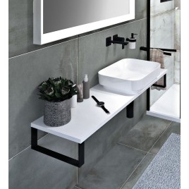 PLATO Planche rocheuse 1700x24x360mm, blanc mat