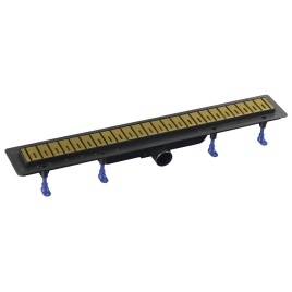 KLAVER égouttoir avec grille en acier inoxydable, L-810, DN50, tapis en or