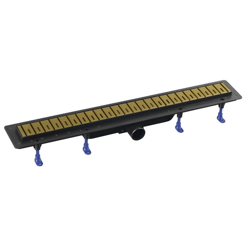 KLAVER égouttoir avec grille en acier inoxydable, L-910, DN50, tapis en or