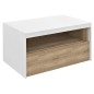VIERA Vanity Unit 80x44x50cm, blanc mat/Oak Alabama VIERA Vanity Unit 80x44x50cm, blanc mat/Oak Alabama
