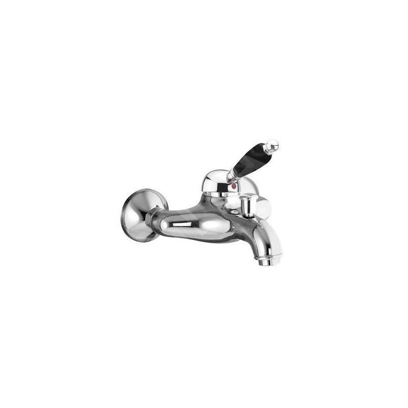 Sapho Kirké Black - Mitigeur de baignoire, chrome KI10NC