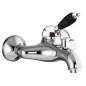 Sapho Kirké Black - Mitigeur de baignoire, chrome KI10NC