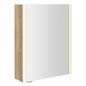 ALIX Armoire miroir avec éclairage LED 56x70x17,5cm, gauche/droite, chêne Alabama ALIX Armoire miroir avec éclairage LED 56x70x17,5cm, gauche/droite, chêne Alabama