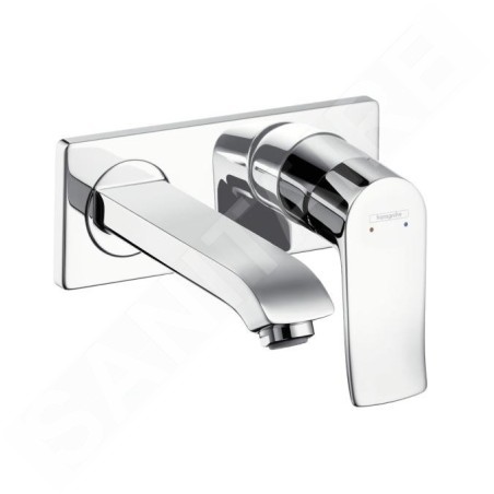 Hansgrohe Metris New - Mitigeur de lavabo à levier encastré LowFlow 3.5 l/min 31251000