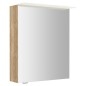 LINEX armoire miroir incl. Lumière LED, 60x70x15cm, gauche/droite, chêne Alabama LINEX armoire miroir incl. Lumière LED, 60x70x15cm, gauche/droite, chêne Alabama