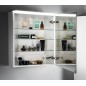 LINEX armoire miroir incl. Lumière LED, 60x70x15cm, gauche/droite, chêne Alabama LINEX armoire miroir incl. Lumière LED, 60x70x15cm, gauche/droite, chêne Alabama