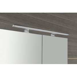 MIRRÓ miroir armoire incl. Lumière LED, 100x70x16cm, chêne Alabama