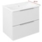 CIRASA Vanity Unit 58x54x39cm, blanc brillant CIRASA Vanity Unit 58x54x39cm, blanc brillant