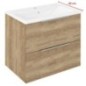 CIRASA Vanity Unit 58x54x39cm, chêne Alabama CIRASA Vanity Unit 58x54x39cm, chêne Alabama
