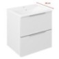 CIRASA Vanity Unit 48x54x39cm, blanc brillant CIRASA Vanity Unit 48x54x39cm, blanc brillant