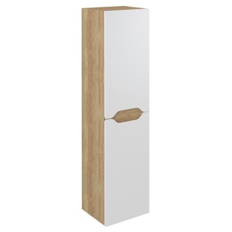 WAVE Unité de rangement de poche 35x140x30cm, blanc/oak Alabama