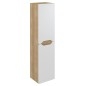 WAVE Unité de rangement de poche 35x140x30cm, blanc/oak Alabama