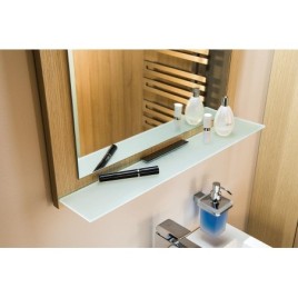 Miroir NIROX avec cadre 1000x600mm, blanc mat