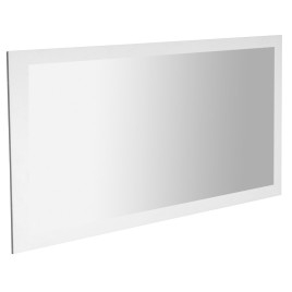 Miroir NIROX avec cadre 1200x700xmm, blanc mat