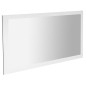Miroir NIROX avec cadre 1200x700xmm, blanc mat Miroir NIROX avec cadre 1200x700xmm, blanc mat