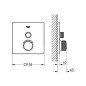 Grohe Grohtherm SmartControl - Robinet thermostatique encastré avec 1 sortie, Warm Sunset brossé 29123DL0 Grohe Grohtherm SmartControl - Robinet thermostatique encastré avec 1 sortie, Warm Sunset brossé 29123DL0