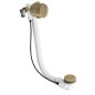 Déchets de douche (L) 975mm, Plug 72mm, tapis d'or