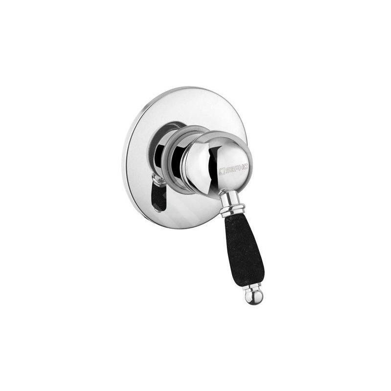 Sapho Kirké Black - Mitigeur de douche encastré, avec corps d'encastrement, chrome KI41NC