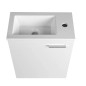 Armoire ZOJA avec lavabo 40x22 cm, blanc