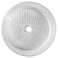MARAGUA Contre-plaqué, verre, Ø 39,5 cm, verre clair