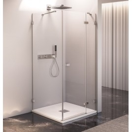 FORTIS EDGE porte de douche sans profil 1200mm, verre clair, droite