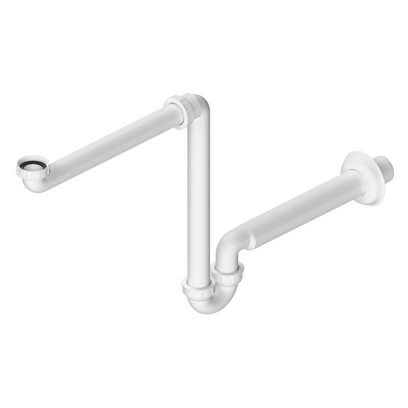 Lavage de l'espace Saving Trap 5/4", DN32, blanc Lavage de l'espace Saving Trap 5/4", DN32, blanc