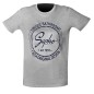 Sapho t-shirt unisexe gris M